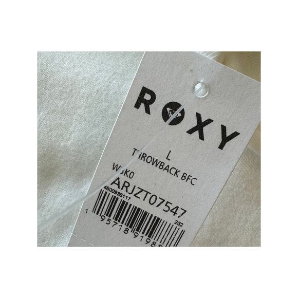 New~ ROXY ~  Women's 100% Cotton Throwback Oversized Tee Size L - Picture 9 of 9